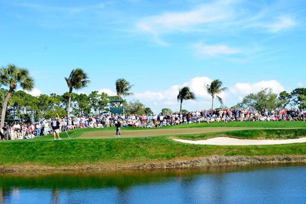 佐渡充高が簡単解説！初めてのPGAツアー【第二十七回】 PGAナショナル 風が強いパームビーチ。写真後方の木々がここまで揺れる（Sam Greenwood/Getty Images）※写真は2010年