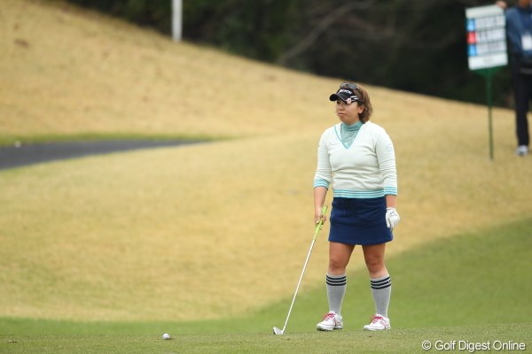 2012年 Tポイントレディスゴルフトーナメント 2日目 吉田弓美子 隣のお姉さん的存在。