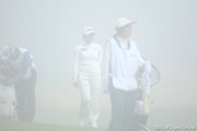 2012年 Tポイントレディスゴルフトーナメント 2日目 濃霧