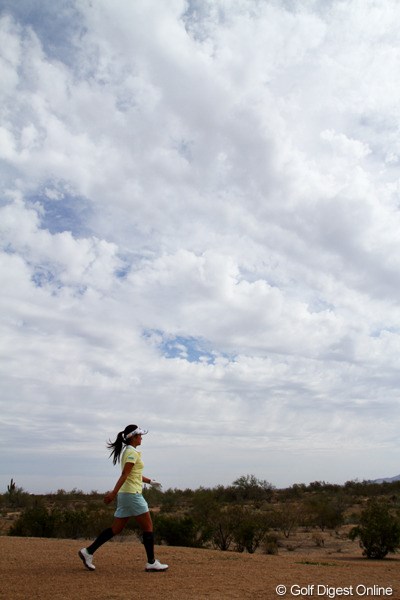 2012年 RRドネリー LPGA ファウンダーズカップ 3日目 筋雲