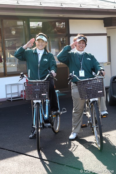 2012年 ヤマハレディースオープン葛城 事前 ヤマハ電動アシスト自転車