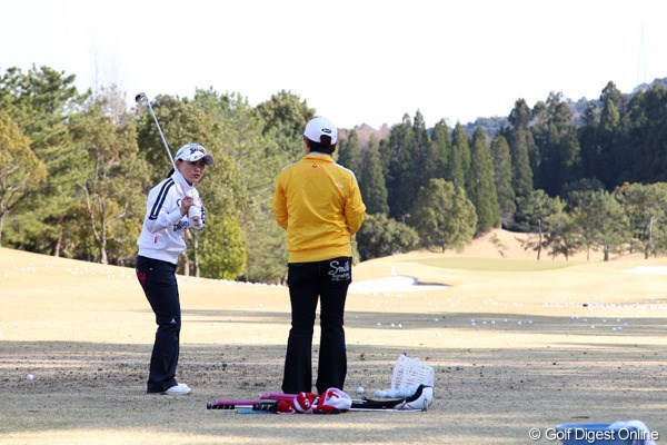 2012年 ヤマハレディースオープン葛城 事前 横峯さくら＆横峯瑠依
