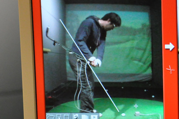 前田 アプローチ レッスン前 