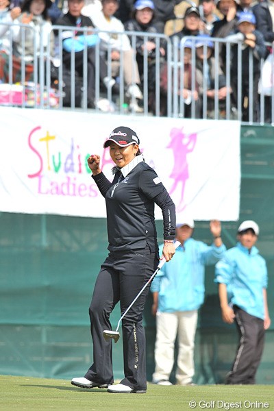 2012年 スタジオアリス女子オープン 最終日  佐伯三貴
