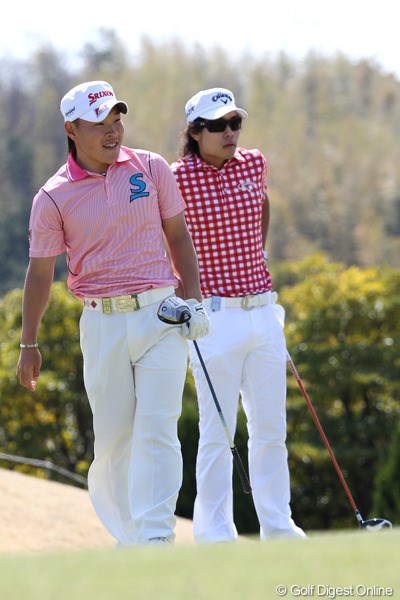 2012年 東建ホームメイトカップ 初日 藤本佳則、櫻井勝之  日本アマチュアゴルフ選手権の1位と2位の2人、勝敗は？