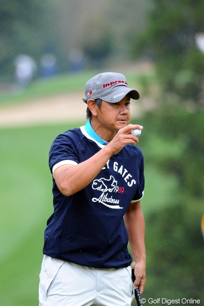 2012年 つるやオープンゴルフトーナメント 2日目 藤田寛之 5バーディ、ノーボギーという完璧なゴルフで首位と1打差の2位タ