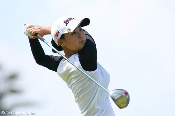 2打差の5位タイで明日の最終ラウンドを迎える古閑美保