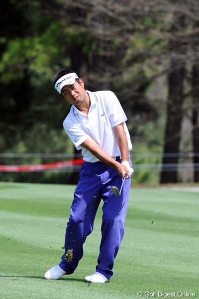 2012年 つるやオープンゴルフトーナメント 3日目 池田勇太 関西弁が口をつき「地方に馴染もうと思ってね。昼も夜も」と、コメントも軽快な池田勇太