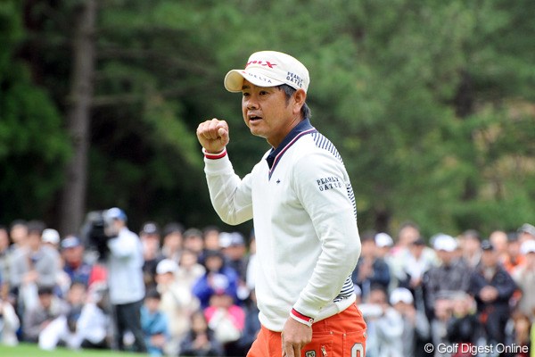 2012年 つるやオープンゴルフトーナメント 最終日 藤田寛之 既に勝ち負けは眼中に無いともいえる藤田寛之が、見事な勝利を掴んだ