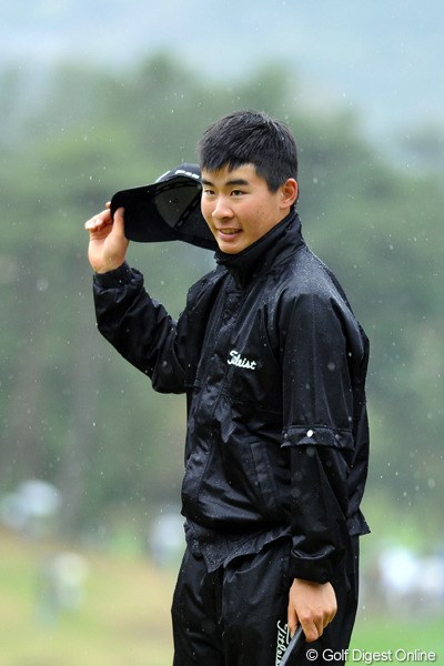 2012年 つるやオープンゴルフトーナメント 最終日 川村昌弘 プロ2戦目にして早くも存在感を示している18歳の川村昌弘