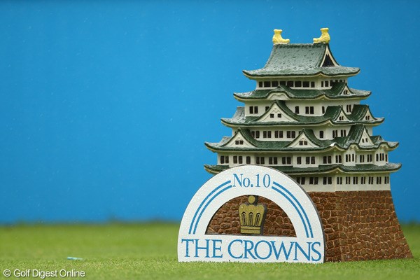 2012年 中日クラウンズ 初日 ティマーク 和合のティマークと言えば・・・名古屋城です。