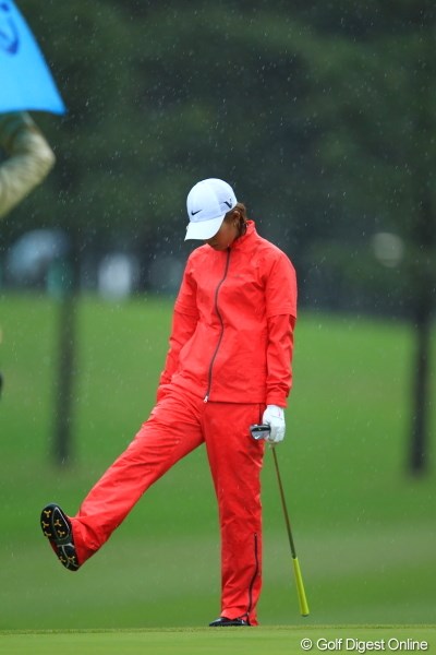 2012年 ワールドレディスチャンピオンシップサロンパスカップ 初日 金田久美子