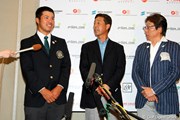 2012年 ザ・レジェンド・チャリティプロアマトーナメント 事前 松山英樹、渡辺司、岩本恭生