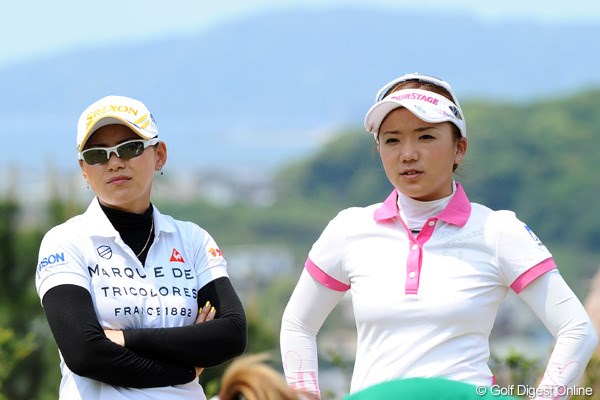 2012年 フンドーキンレディース 初日 横峯さくら＆有村智恵