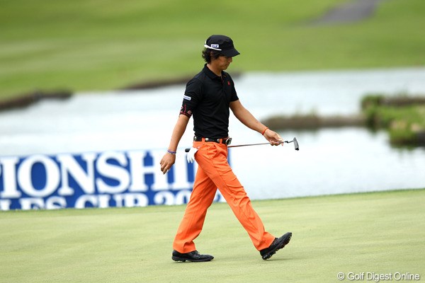 2012年 日本プロゴルフ選手権大会 日清カップヌードル杯 2日目 石川遼 最終18番、バーディ決まらず予選通過ならず！