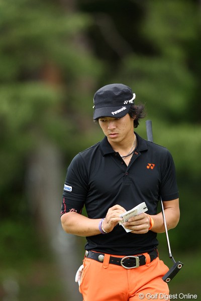 2012年 日本プロゴルフ選手権大会 日清カップヌードル杯 2日目 石川遼 スコアも伸びず顔の表情も険しい？