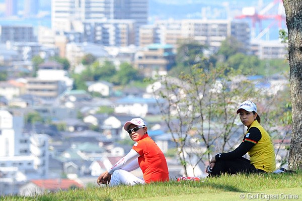 2012年 フンドーキンレディース 2日目 横峯さくら＆笠りつ子