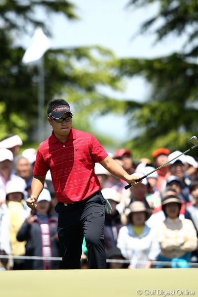 単独3位の薗田峻輔は上がり3ホールに泣く