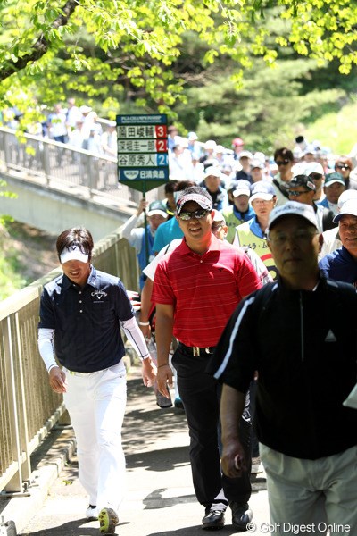 2012年 日本プロゴルフ選手権大会 日清カップヌードル杯 最終日 深堀圭一郎、薗田峻輔、谷原秀人 