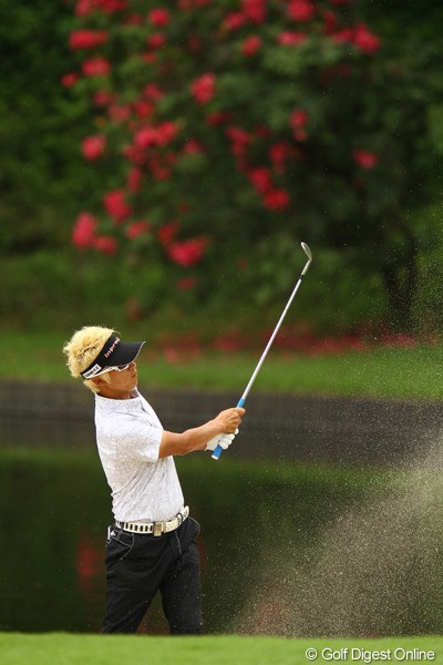 2012年 ダイヤモンドカップゴルフ 2日目 ジェイ・チョイ 今日は2つしかスコアを伸ばせませんでしたが、明日は最終組で藤田さんと気持ち良くラウンドしそうですね。