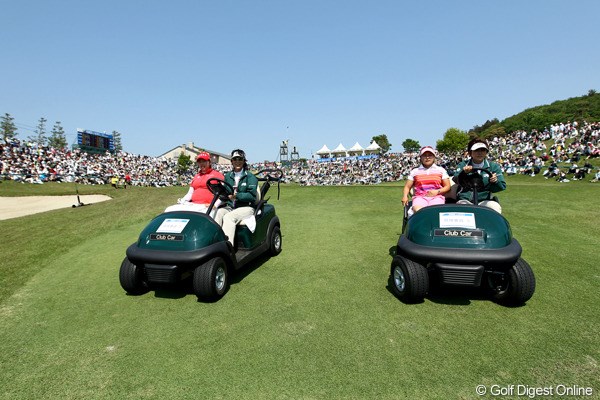 2012年 ヨネックスレディスゴルフトーナメント 最終日 馬場ゆかり＆フォン・シャンシャン