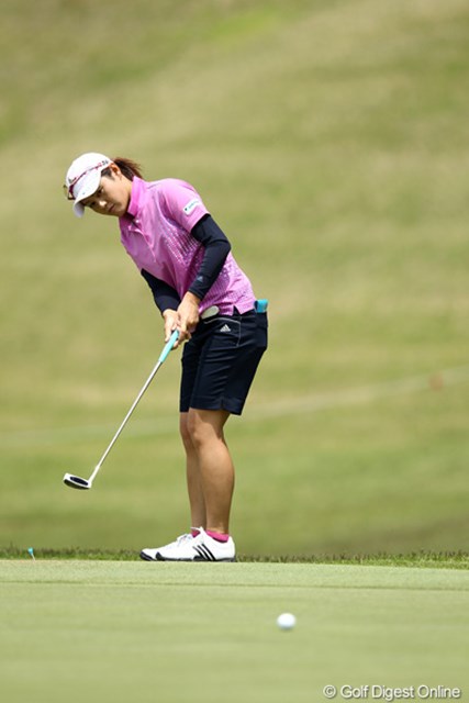 諸見里 肋骨痛からの回復をアピール 国内女子ツアー Lpga Gdo ゴルフダイジェスト オンライン