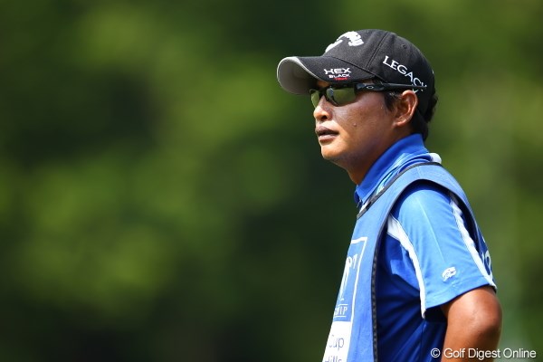 2012年 日本ゴルフツアー選手権 Citibank Cup Shishido Hills 2日目 マークセンのキャディさん