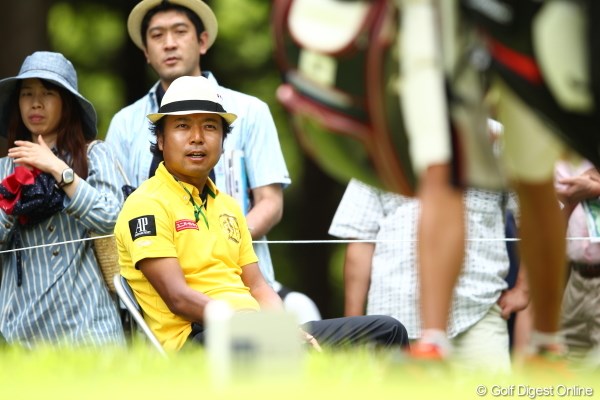 2012年 日本ゴルフツアー選手権 Citibank Cup Shishido Hills 3日目 片山晋呉 へーお兄さんたちゴルフうまいねー。