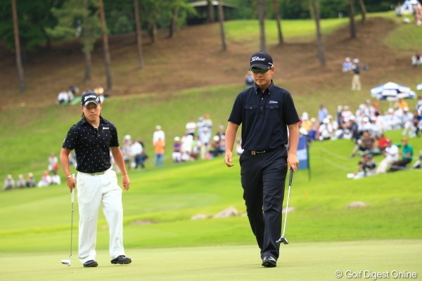 2012年 日本ゴルフツアー選手権 Citibank Cup Shishido Hills 3日目 藤本佳則 川村昌弘 “ルーキーズ”は第3ラウンドで同組でプレー。最終日は最終組でツアー初勝利を争う