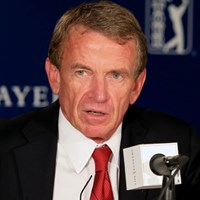 ザ・プレーヤーズ選手権の公式会見で、PGAツアーのコミッショナー、ティム・フィンチェム氏は女性会員問題について見解を述べた。（David Cannon／Getty Images） 2012年 WORLD ティム・フィンチェム
