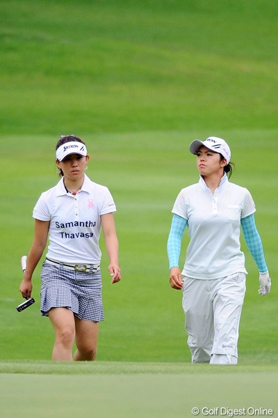 2012年 サントリーレディスオープンゴルフトーナメント 3日目  西美貴子、香妻琴乃