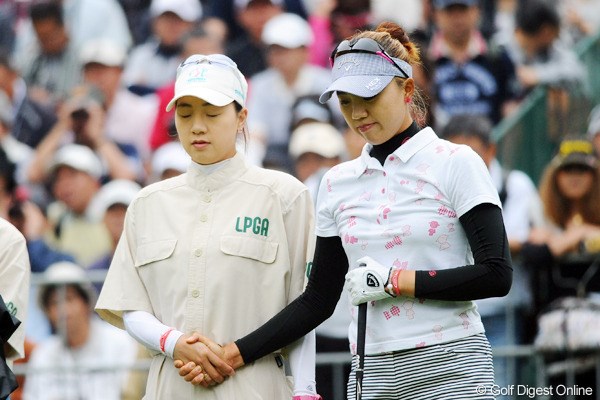 2012年 サントリーレディスオープンゴルフトーナメント 3日目  リ・エスド＆妹