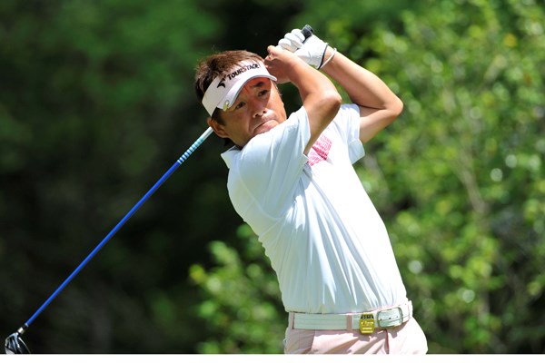 2012年 スターツシニアゴルフトーナメント  最終日  尾崎直道 7年ぶり通算33勝目を、国内シニアツアー初勝利で飾った尾崎直道※画像提供：日本プロゴルフ協会