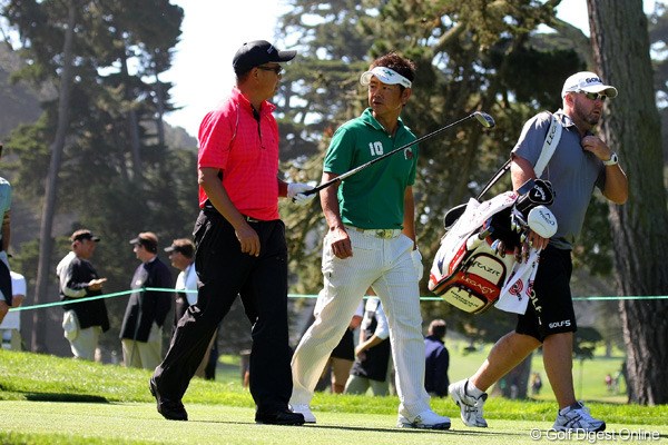 2012年 全米オープン 事前 藤田寛之＆谷口徹