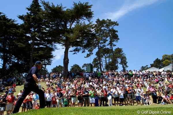 2012年 全米オープン 3日目 フィル・ミケルソン 42歳の誕生日を迎えた。今年は世界ゴルフ殿堂入りも果たし、ますますの活躍を期待したい