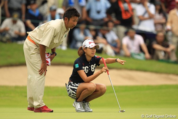 2012年 アース・モンダミンカップ 最終日 木戸愛 前半は上位陣に食らい付く、素晴らしいゴルフでした。
