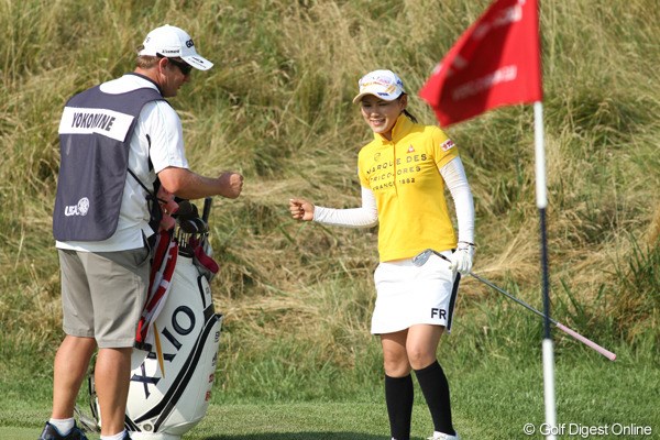 2012年 全米女子オープン 初日 横峯さくら