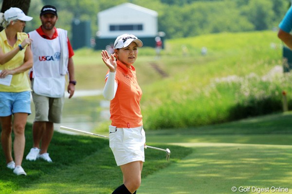2012年 全米女子オープン 2日目 横峯さくら
