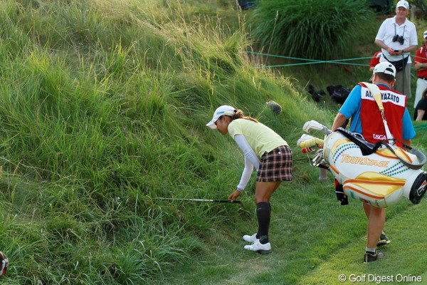 2012年 全米女子オープン 2日目 ラフ