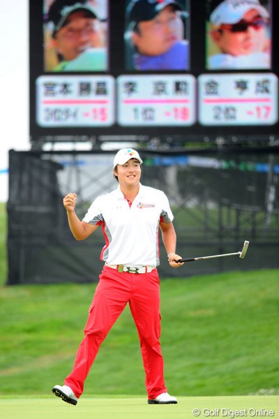 2012年 長嶋茂雄 INVITATIONAL セガサミーカップゴルフトーナメント 最終日 イ・キョンフン