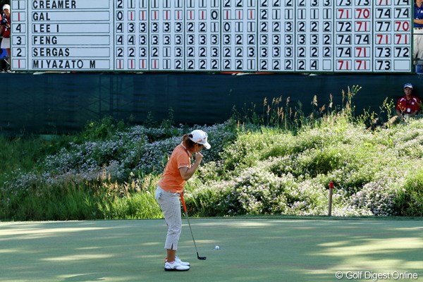 2012年 全米女子オープン 最終日 宮里美香
