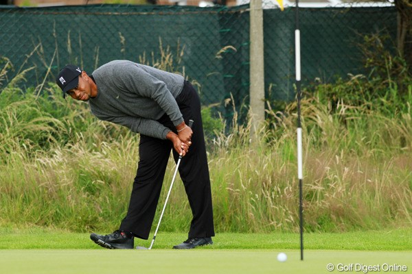 2012年 全英オープン 2日目 タイガー・ウッズ