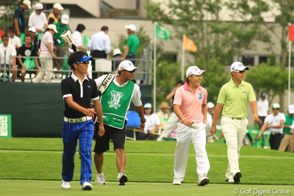 2012年 サン・クロレラクラシック 初日 浅地洋佑 藤本佳則 川村昌弘