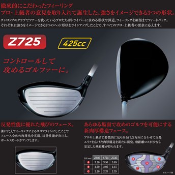スリクソン Z725 ドライバー