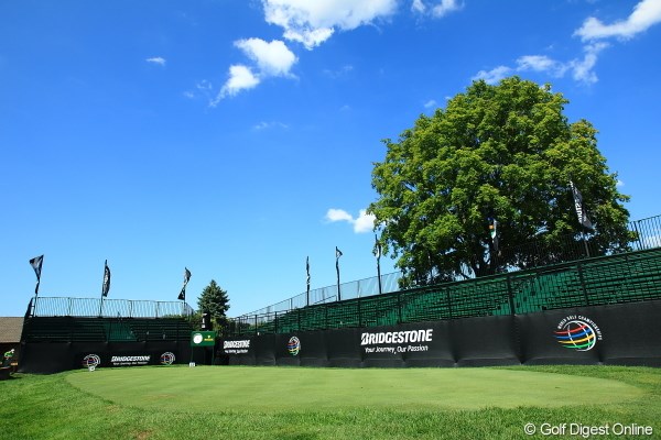 2012年 WGCブリヂストンインビテーショナル 事前  1番ティ