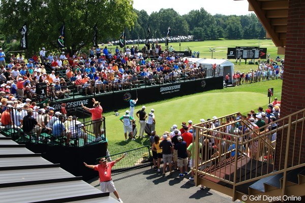 2012年 WGCブリヂストンインビテーショナル 3日目 1番ティ