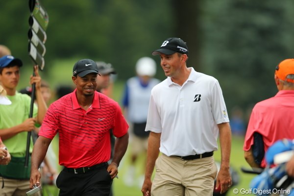 2012年 WGCブリヂストンインビテーショナル 最終日 タイガー・ウッド＆マット・クーチャー