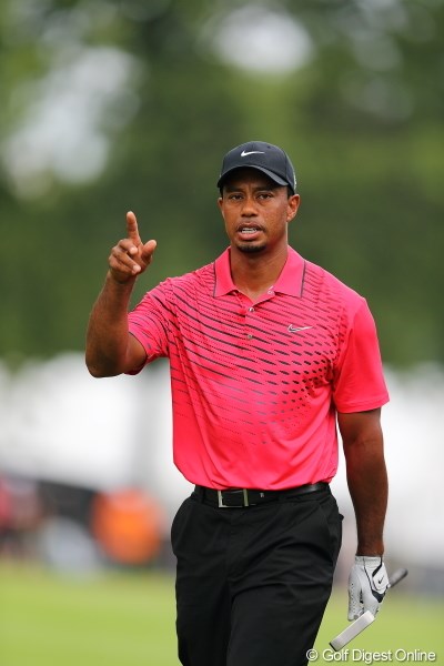 2012年 WGCブリヂストンインビテーショナル 最終日 タイガー・ウッズ