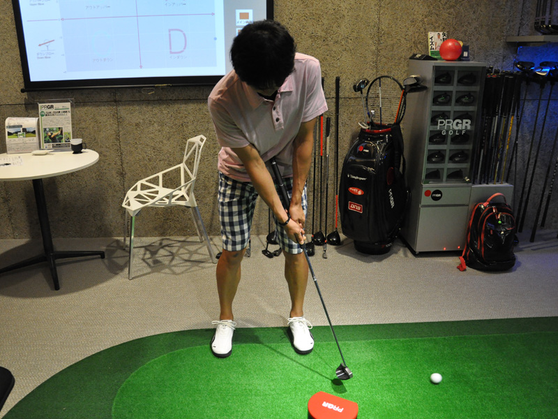 安藤さんパター受講前 