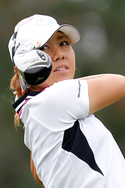宮里美香、パーオン率100％で2位タイ発進！